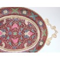 veche fructiera orientala. gravura & email cloisonne. atelier indian